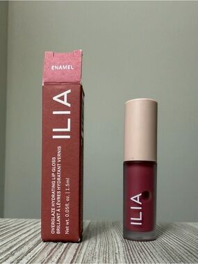 ‼️2 for $15‼️NEW‼️Ilia Overglaze Hydrating Lip Gloss ✨Enamel - mauve pink✨
